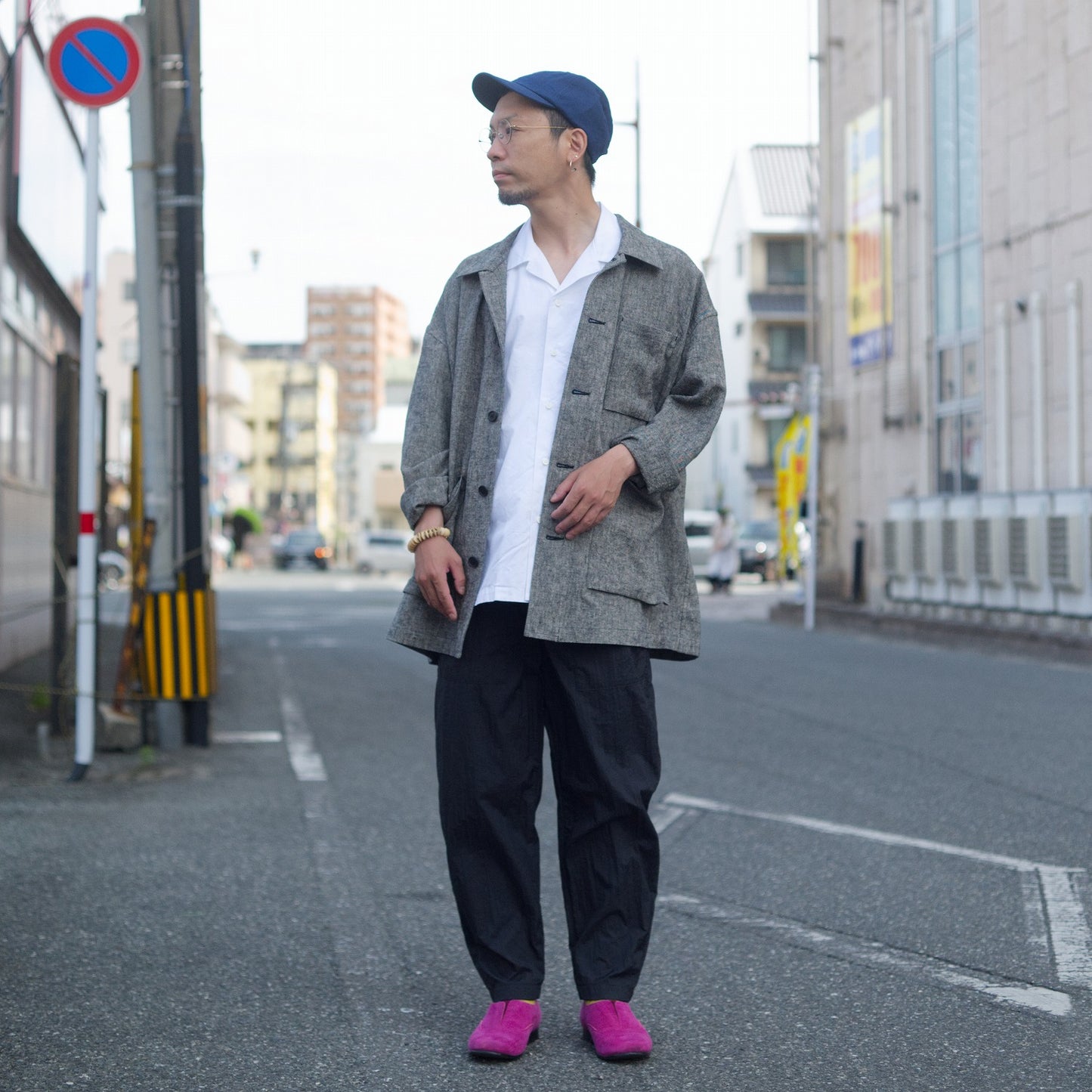 Linen chambray coverall