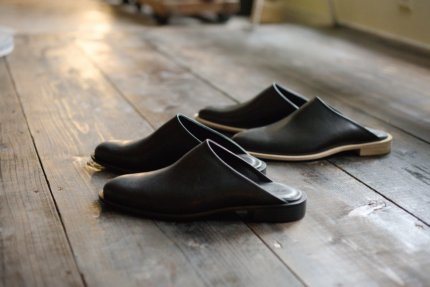 SABOT - BLACK×BLACK (Men's)