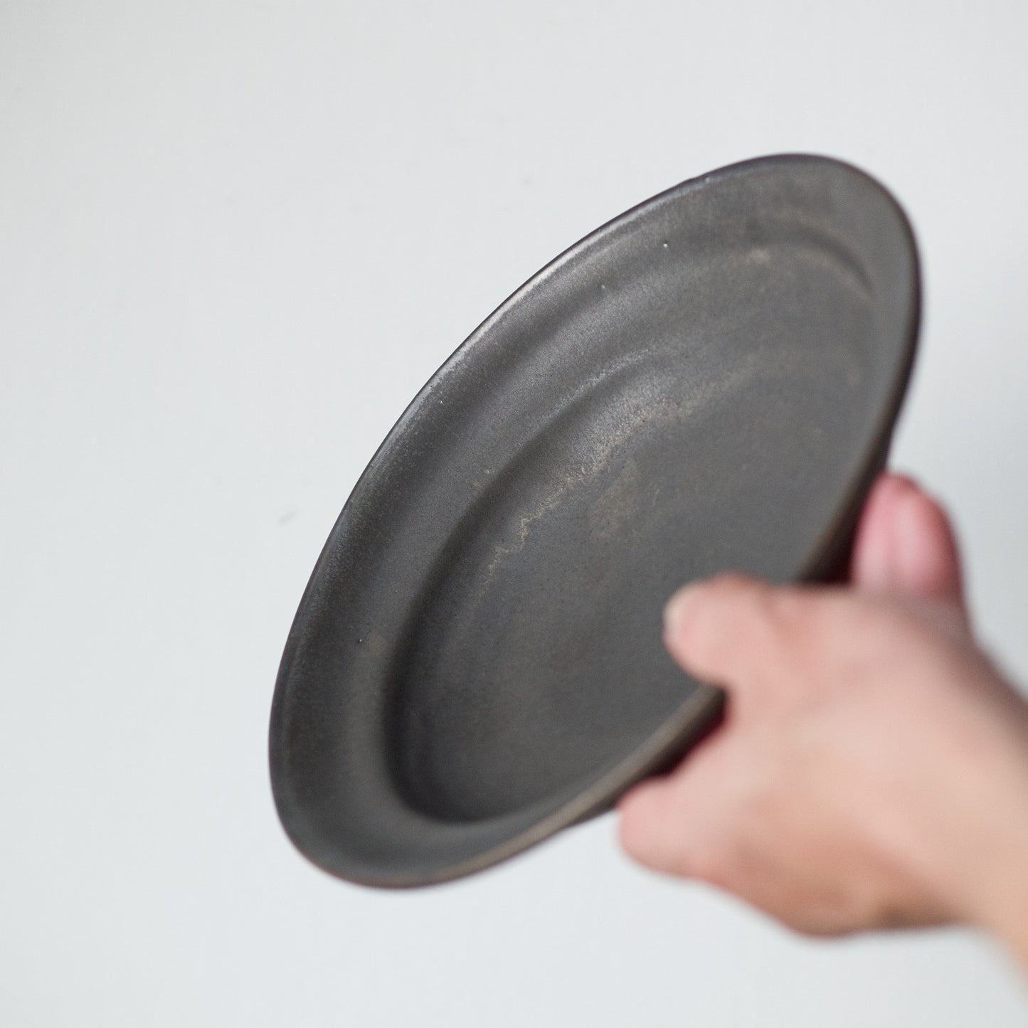 Black glaze 8 inch bowl