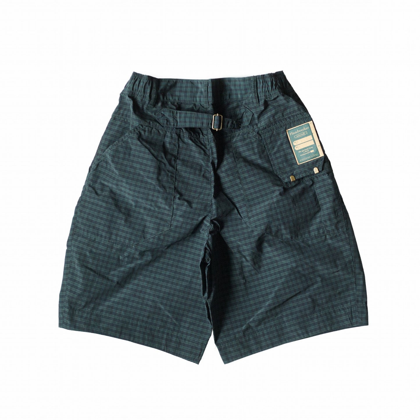 HW shorts - Green×Navy