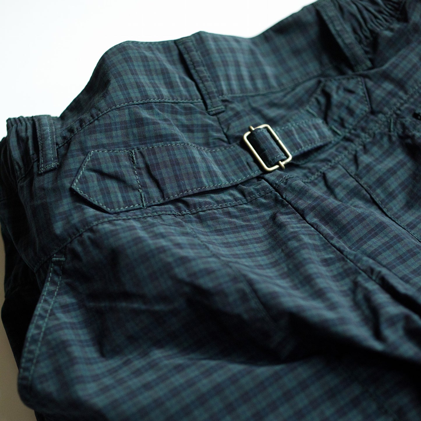 HW shorts - Green×Navy