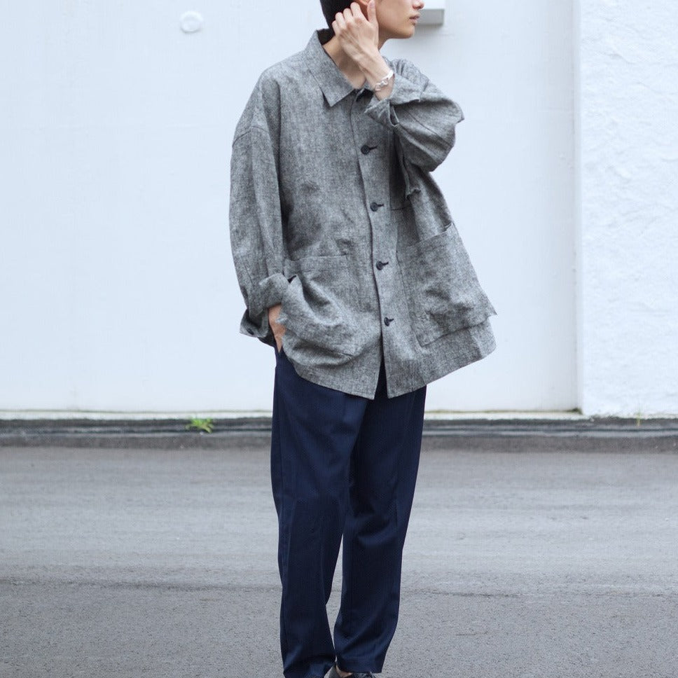 Linen chambray coverall