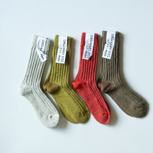 Recycled wool socks