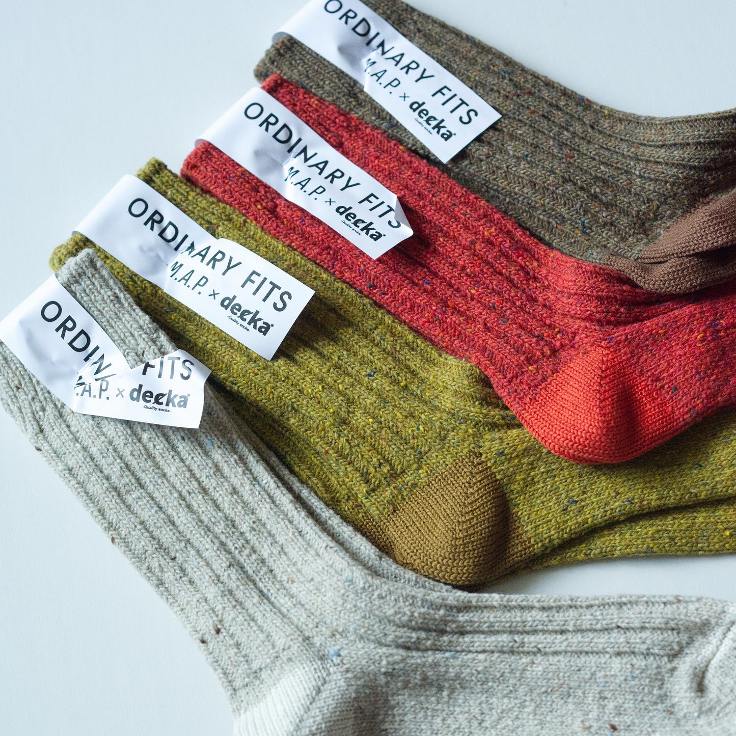 Recycled wool socks