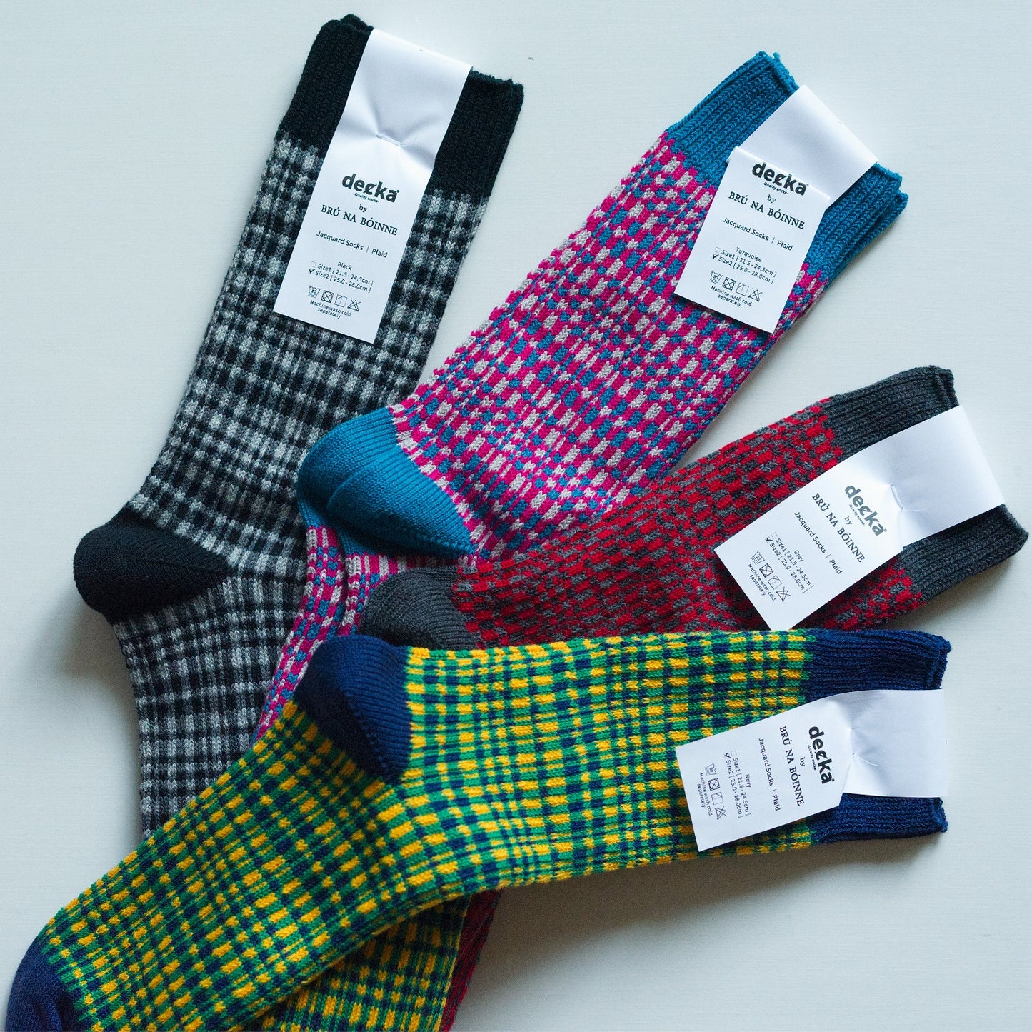 Jacquard Socks | Plaid