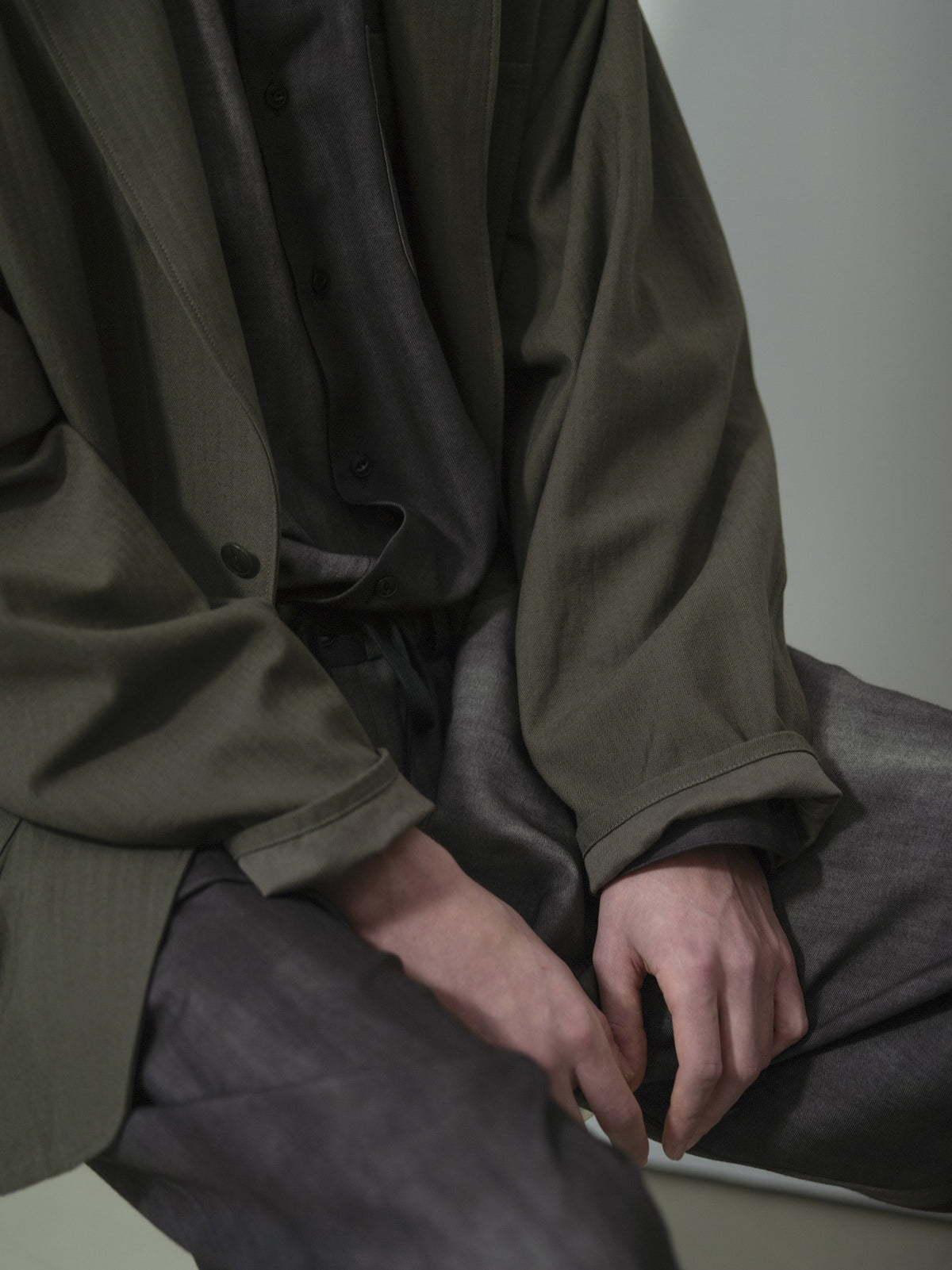 Jamp Suit - Charcoal gray×Gray