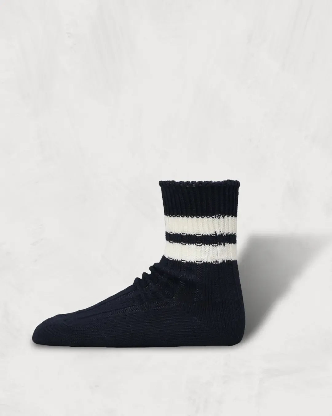 Washi Organic Cotton Ribbed Socks|Stripes