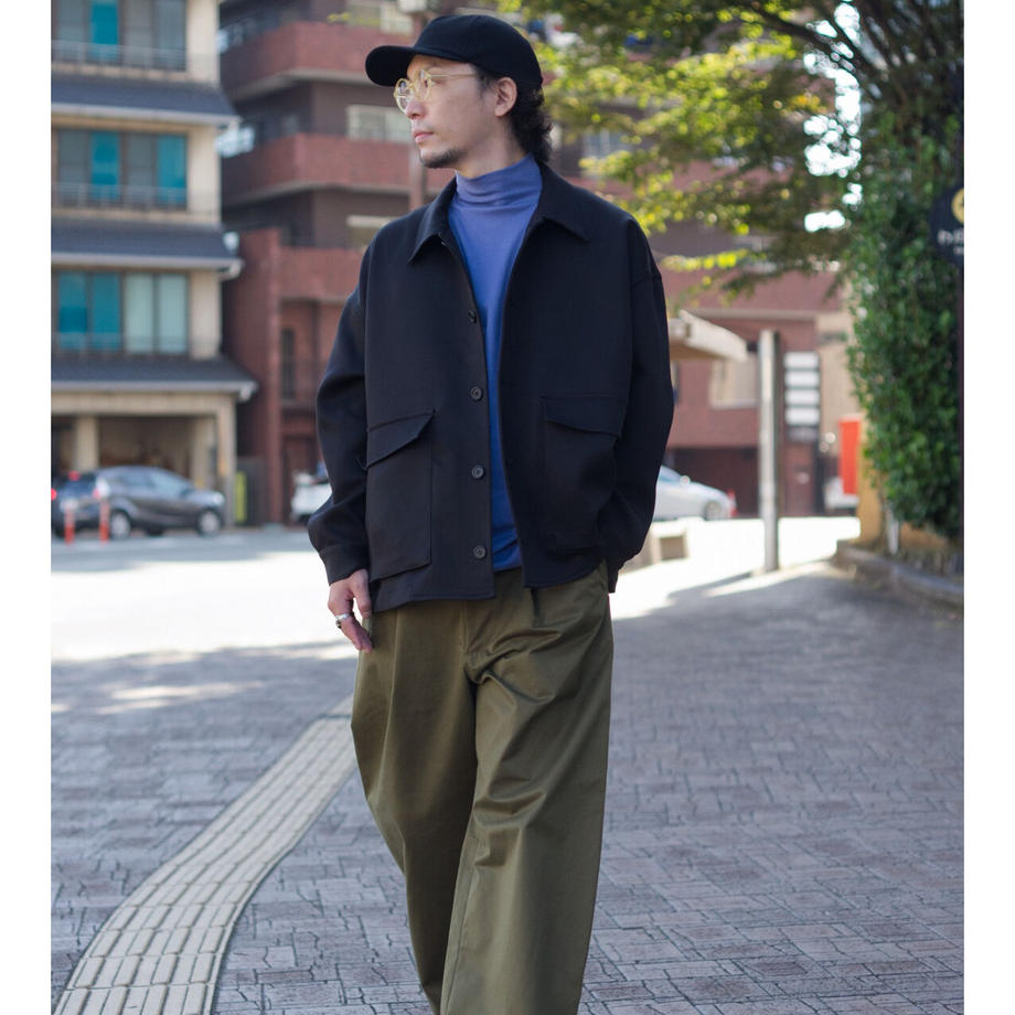 MIL MOCK NECK (LONG SLEEVE) - INTERLOCK -