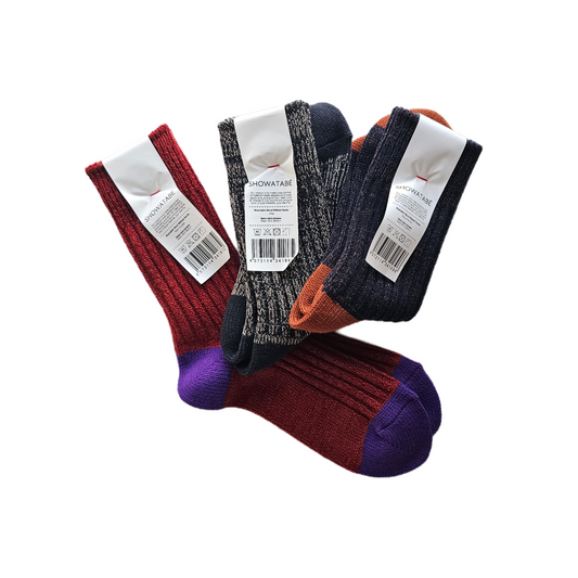 Washable Wool Ribbed Socks