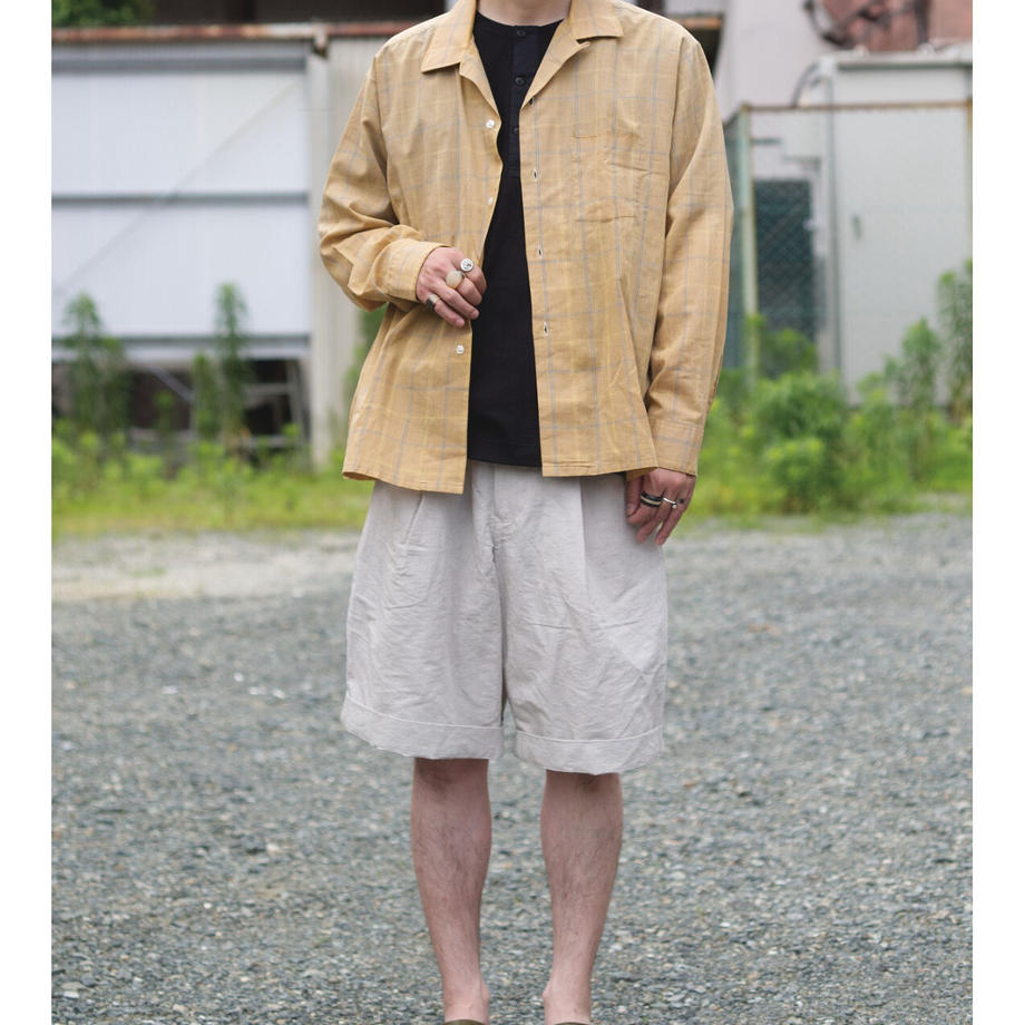 HW shorts - linen nylon