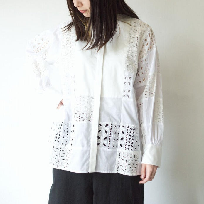 patchwork blouse