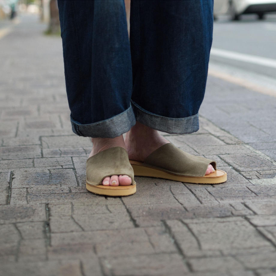 SLIPPER SANDALS - Taupe