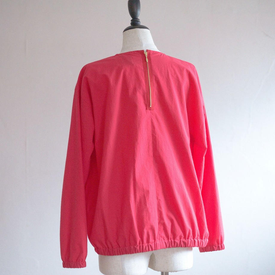 Typewriter balloon pocket pullover - RED