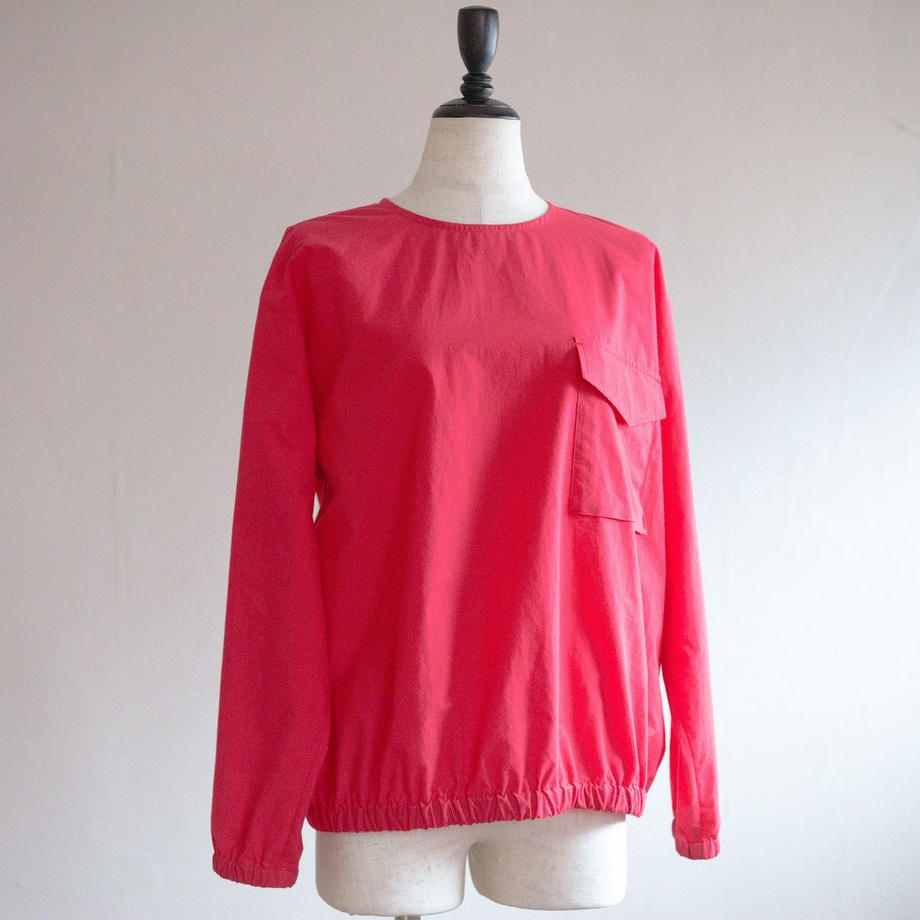 Typewriter balloon pocket pullover - RED