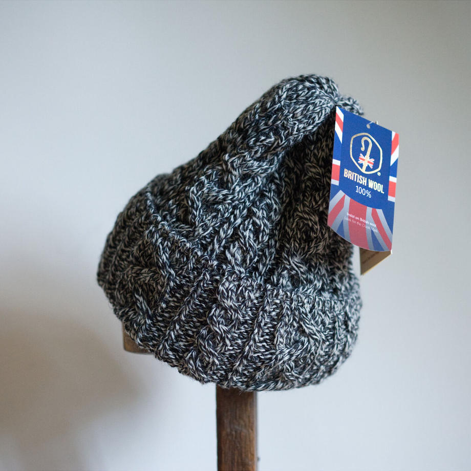 HIGHLAND2000 British Wool cable cap