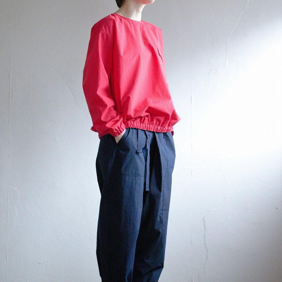 Typewriter balloon pocket pullover - RED
