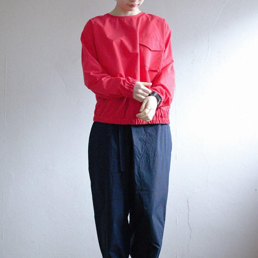 Typewriter balloon pocket pullover - RED