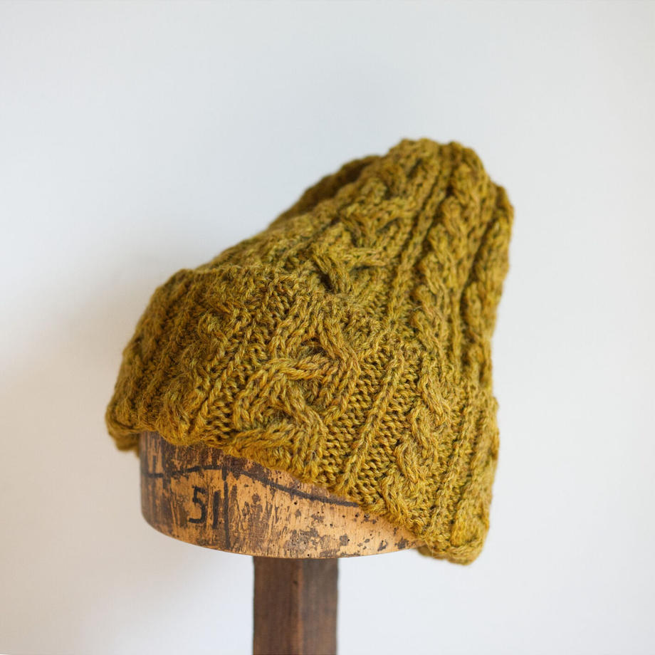 HIGHLAND2000 British Wool cable cap