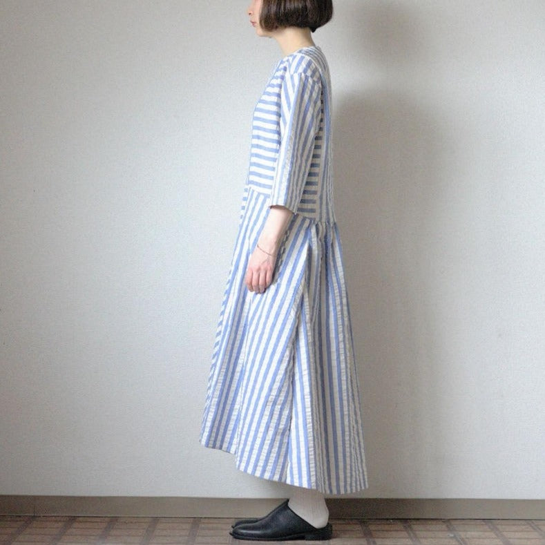 Silk blend soccer stripe separate dress