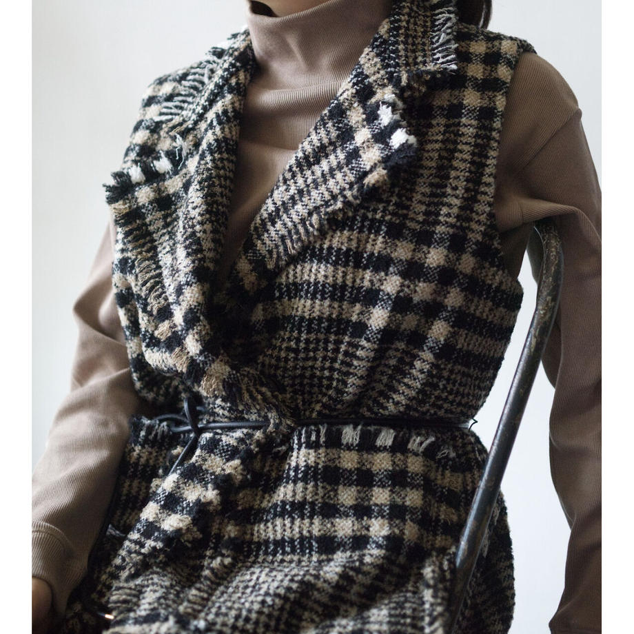 Italian tweed vest