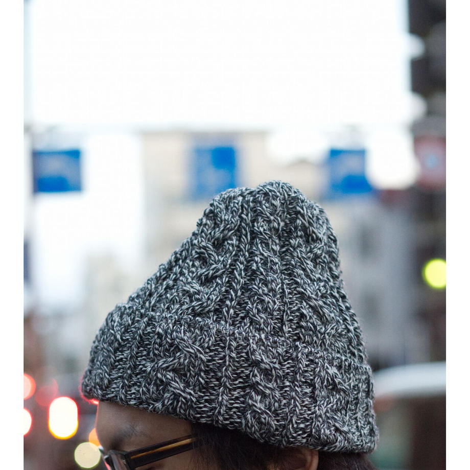 HIGHLAND2000 British Wool cable cap