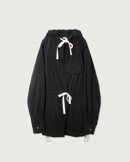 Brushed Cotton Flannel Biowash French Anorak Parka