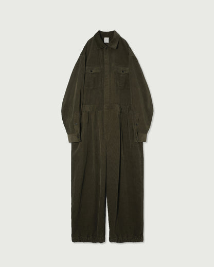 Vintage Washed Corduroy Euromilitary Jumpsuit