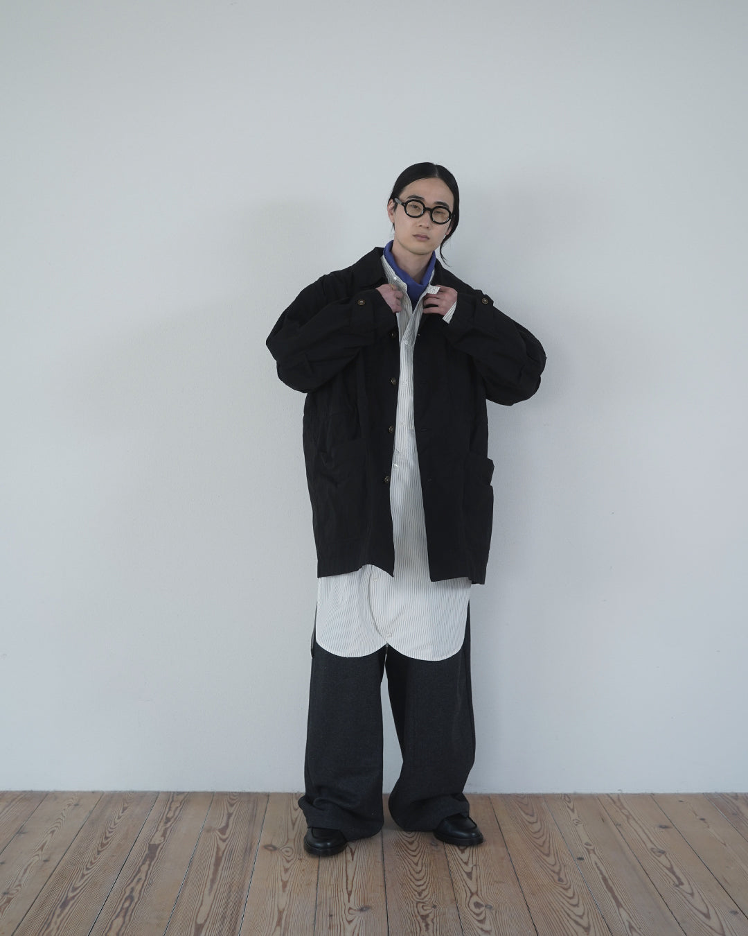 Oiled Wax Washed Moleskin 6-pocket Coverall