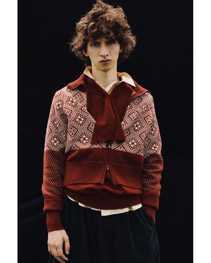 Memorial zip cardigan