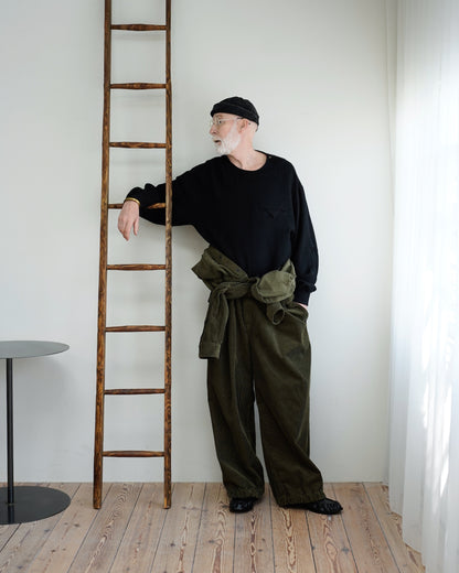 Vintage Washed Corduroy Euromilitary Jumpsuit