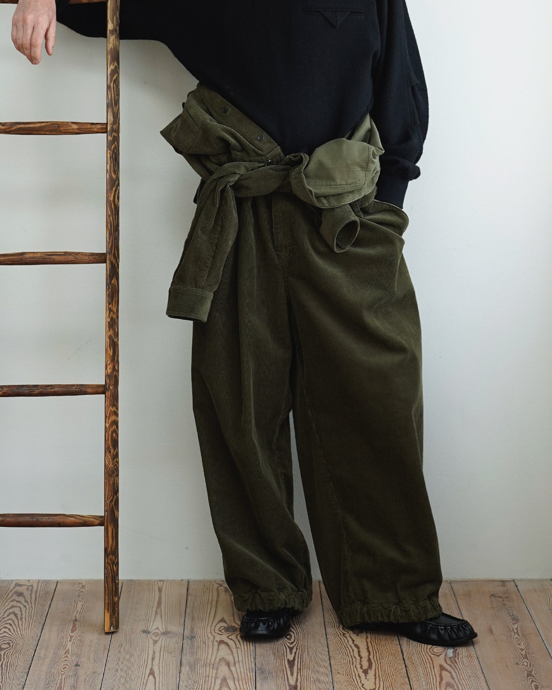 Vintage Washed Corduroy Euromilitary Jumpsuit