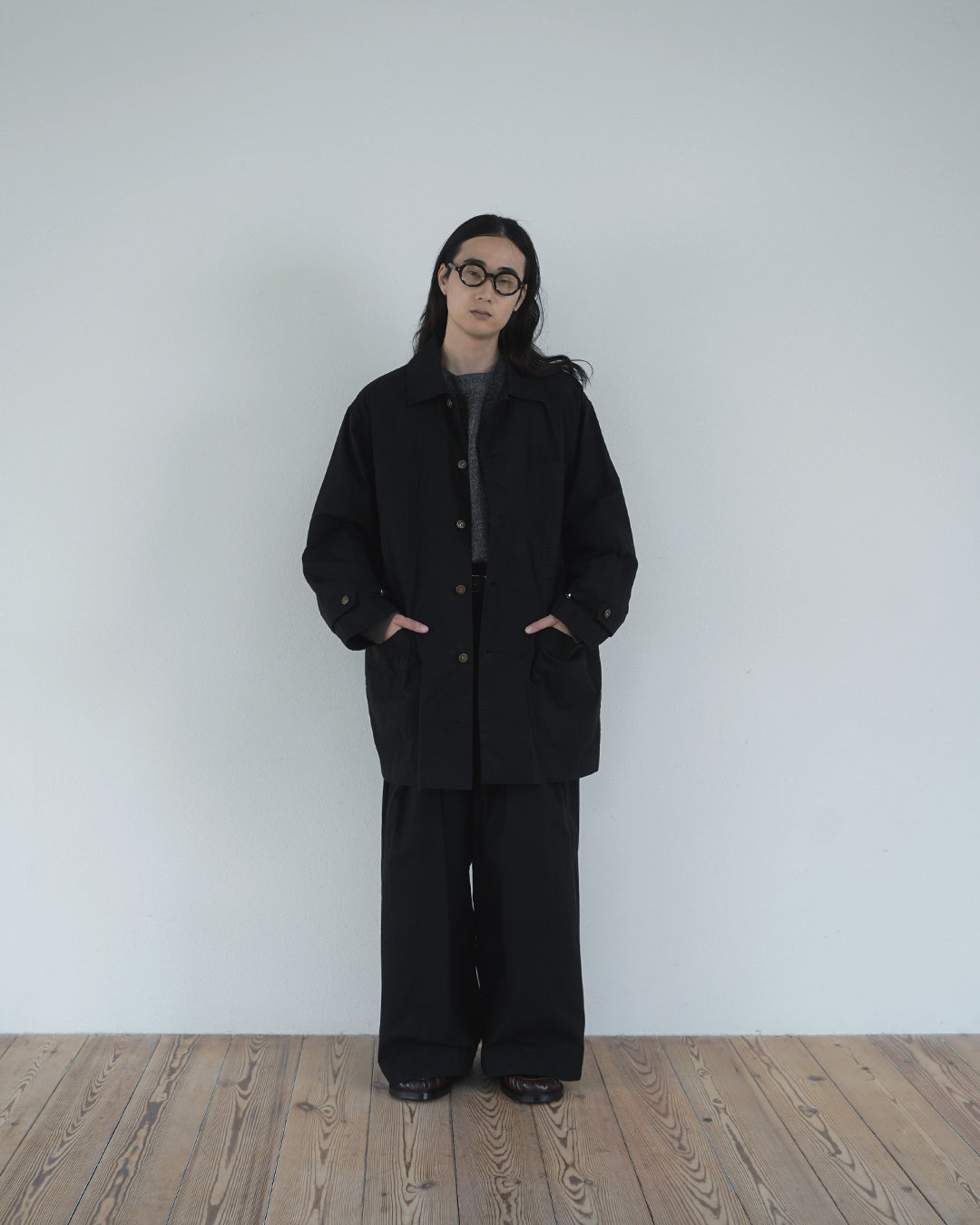 Oiled Wax Washed Moleskin 6-pocket Coverall