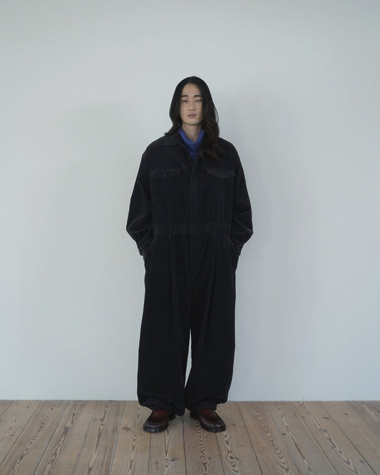 Vintage Washed Corduroy Euromilitary Jumpsuit
