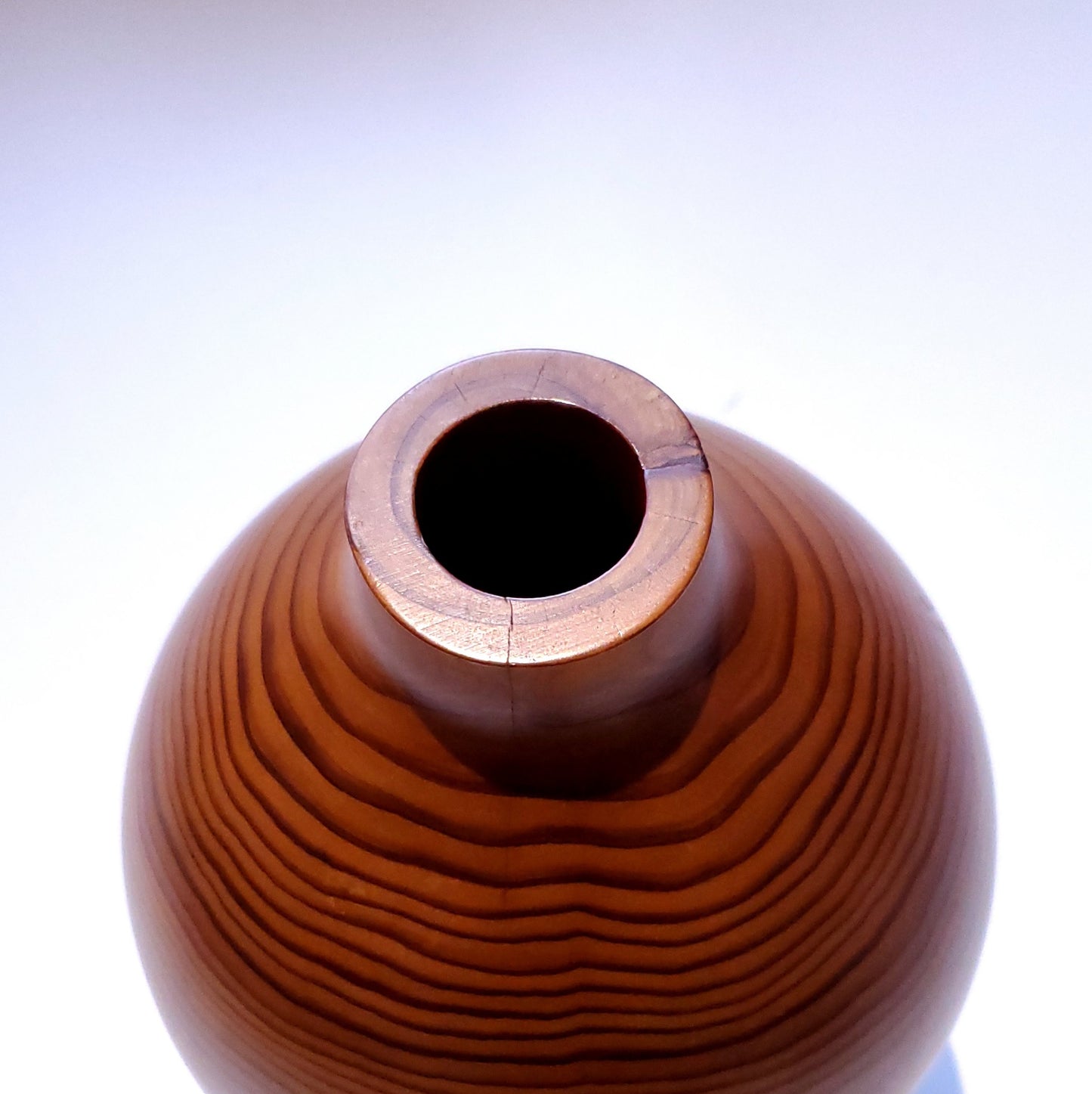 Wooden vase