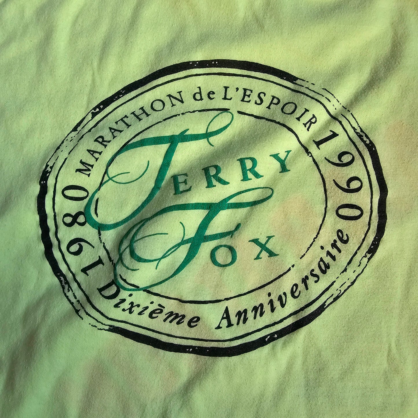 Terry Fox T-shirts