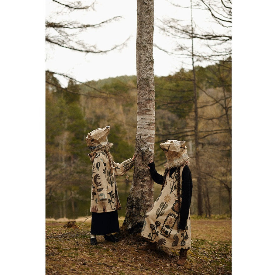 Forest king dress - Antique kilm print