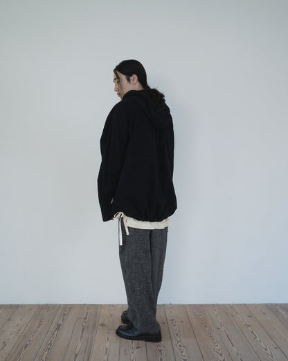 Brushed Cotton Flannel Biowash French Anorak Parka