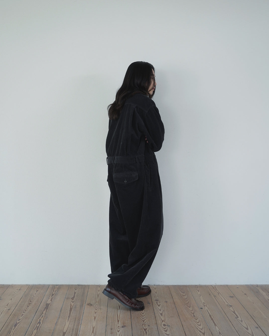 Vintage Washed Corduroy Euromilitary Jumpsuit