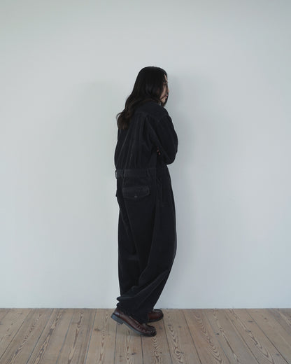 Vintage Washed Corduroy Euromilitary Jumpsuit