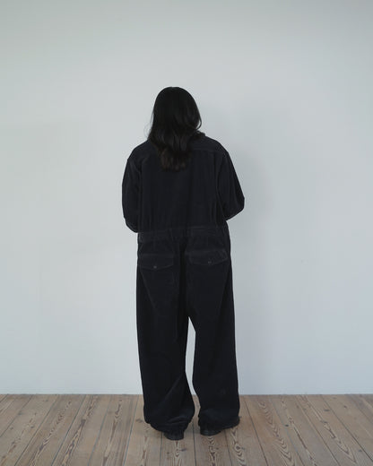 Vintage Washed Corduroy Euromilitary Jumpsuit