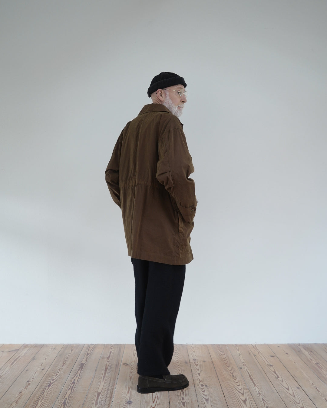 Oiled Wax Washed Moleskin 6-pocket Coverall