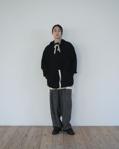 Brushed Cotton Flannel Biowash French Anorak Parka