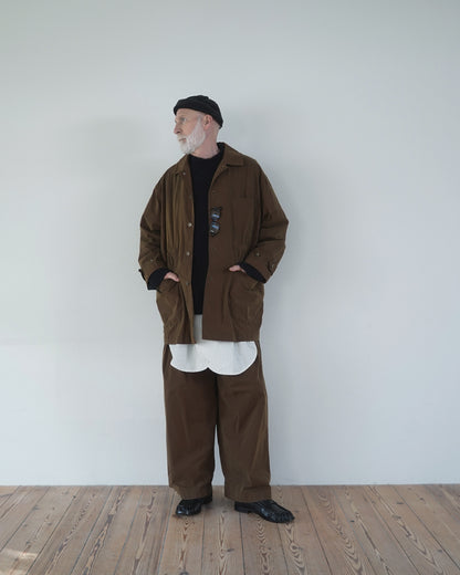 Oiled Wax Washed Moleskin 6-pocket Coverall