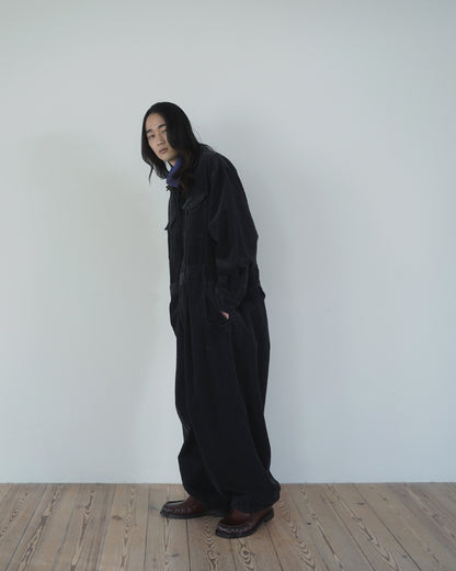 Vintage Washed Corduroy Euromilitary Jumpsuit