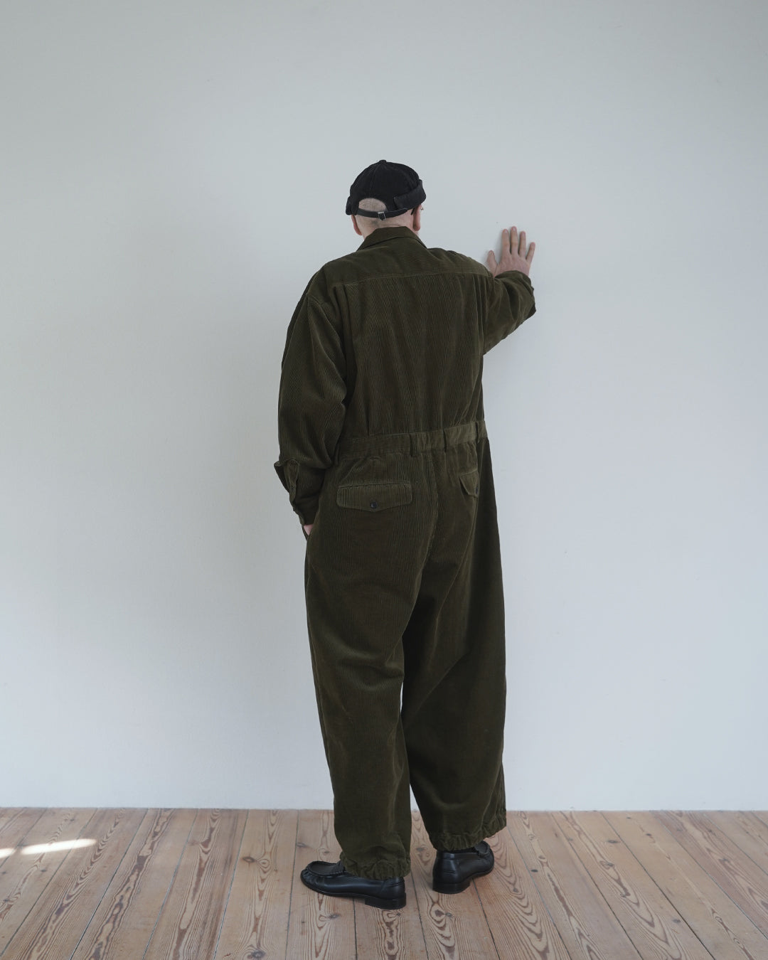 Vintage Washed Corduroy Euromilitary Jumpsuit