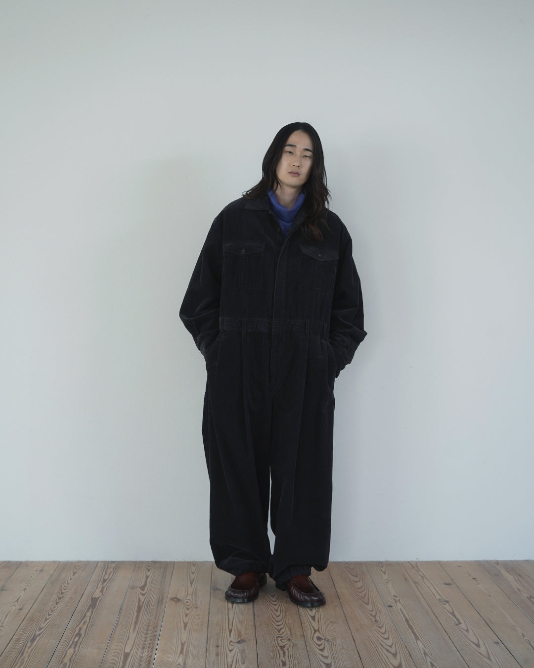 Vintage Washed Corduroy Euromilitary Jumpsuit