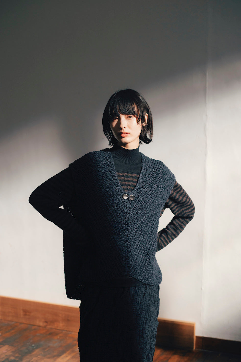 Slub bubble Vest