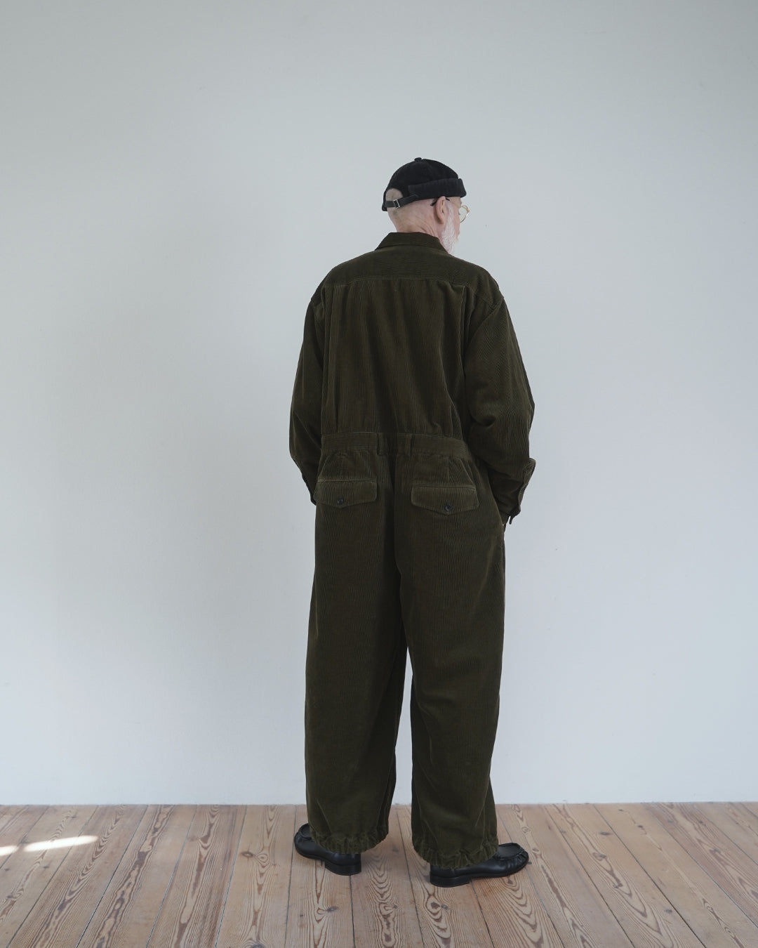 Vintage Washed Corduroy Euromilitary Jumpsuit