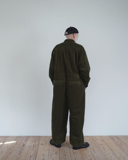 Vintage Washed Corduroy Euromilitary Jumpsuit