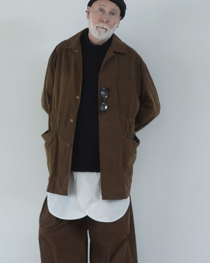 Oiled Wax Washed Moleskin 6-pocket Coverall